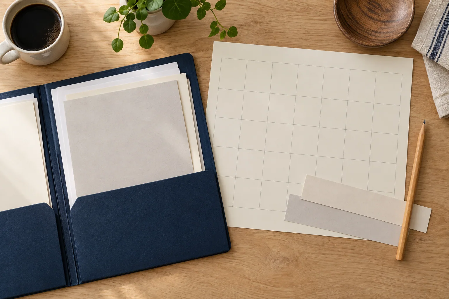 Calendar and insurance documents arranged to compare coverage periods